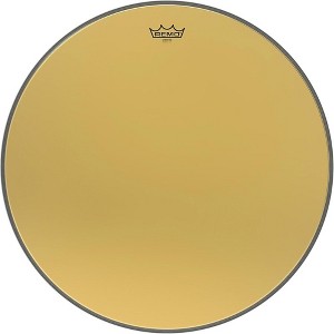 Remo Ambassador Starfire Gold Bass Drumhead - 1 of 2
