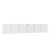 LAOTIES 170" Freestanding Foldable Wooden Pet Gate with Door,6 Panel Dog Barrier with Support Feet for Stairs,Doorways - 4 of 4