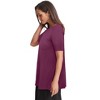 Jessica London Women's Plus Size Stretch Knit Boatneck Swing Tunic - 4 of 4