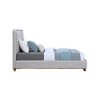 Meridian Furniture,Nolita Linen Textured Fabric Bed - 3 of 4