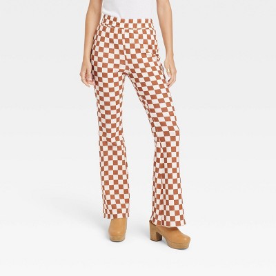 Women's Checkered Graphic Lounge Pants