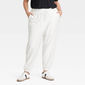 Women's High-Rise Tapered Joggers - Ava & Viv™ - 1 of 3