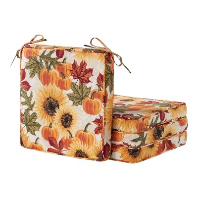 18in Square Outdoor Chair Pad Set of 4