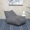 Lyngins Waterproof Fabric Bean Bag Sofas for Kids and Adults,Comfy Armless Lazy Chairs with Shredded Foam for Living Room - 2 of 4
