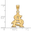 Black Bow Jewelry 14k Yellow Gold Arizona State Sun Devils NCAA Medium Pendant - 2 of 3