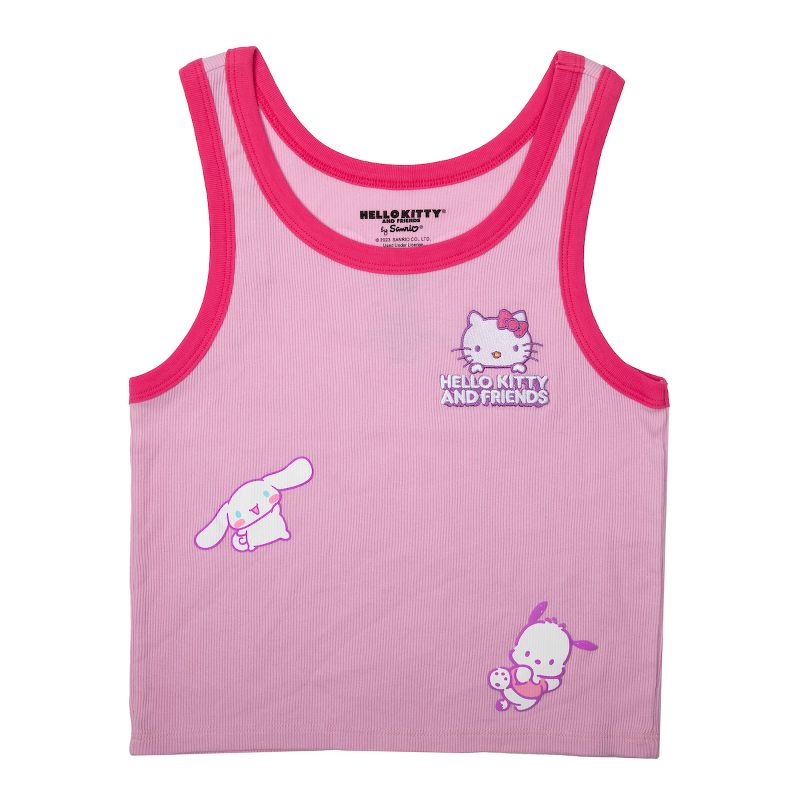 Hello Kitty & Friends Ribbed Women's Tank Top, 1 of 5