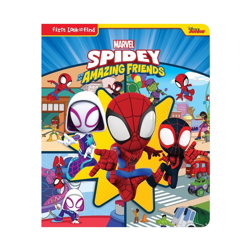 Disney Junior Marvel Spidey and His Amazing Friends: First Look and Find - by  Pi Kids (Board Book), 1 of 2