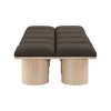 Meridian Furniture,Pavilion Boucle Fabric Bench - 3 of 4