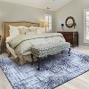 Washable Vintage Hallway Runner Rug, Low-Pile Non-Slip Rubber Backing Carpet for Kitchen, Laundry & Entryway - 4 of 4