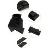 Allegra K Women's Faux Leather Self Tie Bowknot Wide Waist Band Sash Obi Belt One Size - 2 of 4