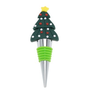 Unique Bargains Ring Christmas Tree Stopper Aluminum Alloy TPE 4.53"x1.42"x0.83" 1 Pc - 1 of 3