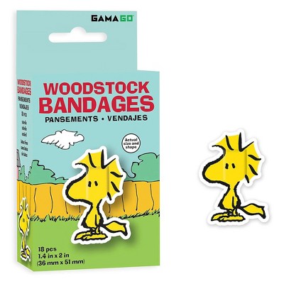 Gamago Peanuts Woodstock GAMAGO Bandages | Set of 18