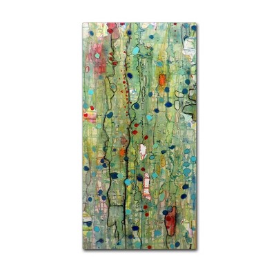 Sylvie Demers 'In Vitro' Abstract Canvas Art, 16" x 32"