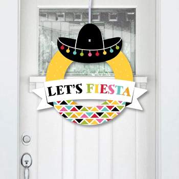 Big Dot Of Happiness Let's Fiesta - Party Decorations - Fiesta Welcome Yard  Sign : Target