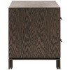 Simmons 2 Drawer Nightstand - SFV6042 - Dark Walnut - Safavieh Couture - 4 of 4