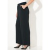 Catherines Women's Plus Size Petite Anywear Wide Leg Pant - image 3 of 4