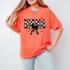 Simply Sage Market Mama Checkered Coquette Garment Dyed Tee - 2 of 4