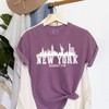 Simply Sage Market Women's New York Manhattan Short Sleeve Garment Dyed Tee - 2 of 2