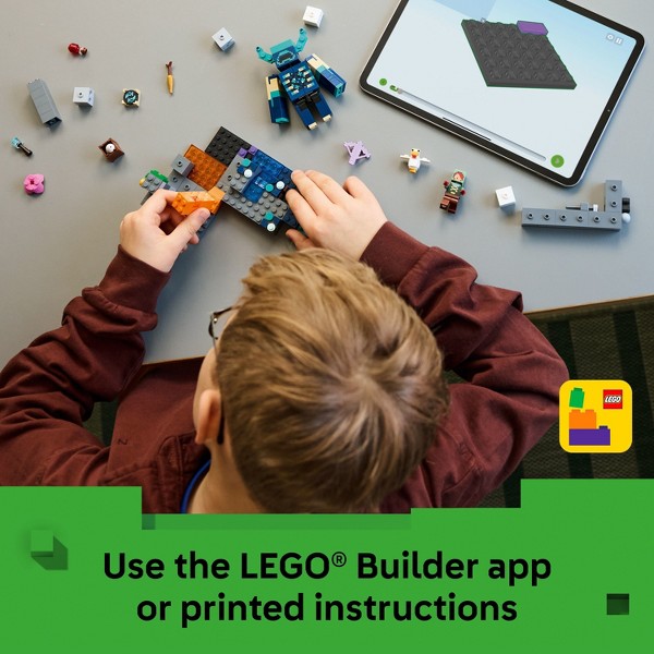 LEGO Minecraft El Encuentro con el Warden Set de Construcción 21274 6