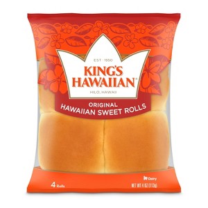 King's Hawaiian Sweet Rolls - 4oz/4ct - 1 of 4