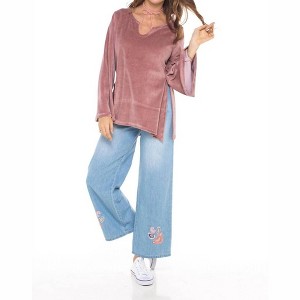 Women's Velour Comfy Top - SKEMO - 1 of 3