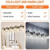 Modern Crystal Vanity Light - Bathroom Mirror Lighting Fixture with Sleek Contemporary Design - 4 of 4