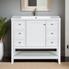 36" Bathroom Vanity with Sink Combo, One Cabinet and Three Drawers, Solid Wood and MDF Board - Leovsnove - 2 of 4