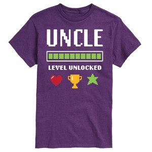 Men's - Instant Message - Uncle Level Unlocked Short Sleeve Graphic T-Shirt - 1 of 4