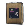 ETL certified 100% polyester Electric Blanket Solid Fleece to Faux-Shearling Heated Blanket - 4 of 4