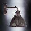 Urban Ambiance Luxury Hammered Outdoor Wall Light,  9-3/4" x 8",  Olde Bronze Finish, UHP1173 - 4 of 4