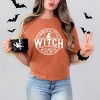 A Little Witch In All Of Us - Womens Garment Dyed Graphic T-Shirt - 2 of 4