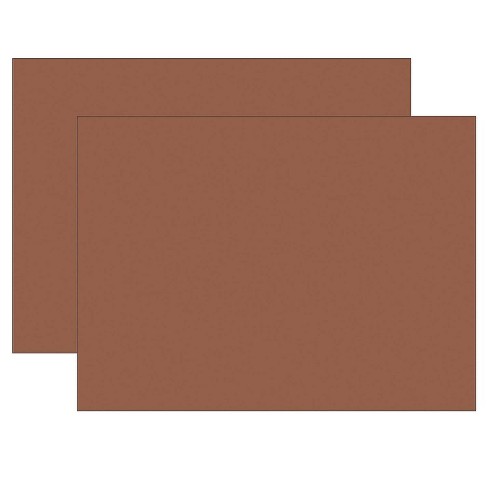 Pacon Prang Construction Paper Dark Brown 12 x 18 50 Sheets Per Pack 5  Packs (PAC6807-5)