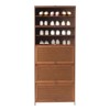 YIYIBYUS Brown Shoe Storage Cabinet 10 Tier Entryway Shoe Rack - 2 of 4