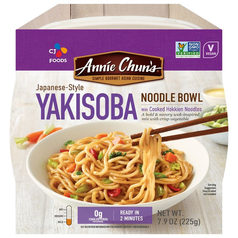 Annie Chun&#39;s Vegan Yakisoba Noodle Bowl, 1 of 8