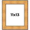 PosterPalooza | Photo Size Embellished Gold Picture Frame - UV Acrylic, Foam Board Backing, Hanging Hardware - 2 of 4