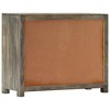 vidaXL Side Cabinet Gray 29.5"x11.8"x23.6" Solid Mango Wood - 3 of 4