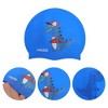 Unique Bargains Kid's Silicone Dinosaur Swim Cap 1 Pc - 3 of 4