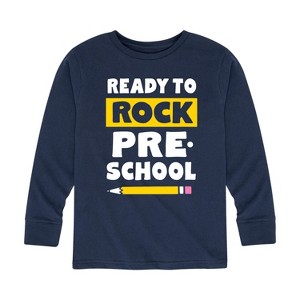 Boys' - Instant Message - Ready to Rock Preschool Long Sleeve Graphic T-Shirt - 1 of 4