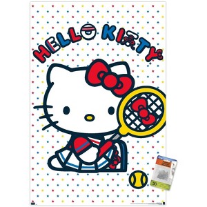 Trends International Hello Kitty and Friends: 21 Sports - Kitty Tennis Unframed Wall Poster Prints - 1 of 4