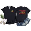 Simply Sage Market Women's Feeling Jolly Checkered Front and Back Short Sleeve Graphic Tee - image 3 of 4