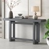 Contemporary Console Table With Wood Top, Extra Long Entryway Table, Modern Sofa Table-Cuddlewood - 2 of 4