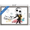 Trends International Disney Tim Burton's The Nightmare Before Christmas - Ink Pumpkin King Framed Wall Poster Prints - 3 of 4