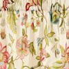 Ellis Curtain Brissac High Quality Room Darkening Natural Color Lined Scallop Window Valance - 70 x 17, Red - 3 of 4