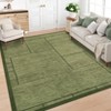 Washable Indoor Modern Living Room Rugs, Geometric Patchworked Non Slip Area Rug for Bedroom Dining Room Office - 3 of 4