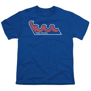 Kingsborough Community College Distressed Primary Logo Kids T-Shirt For Youth Royal Blue - 1 of 4