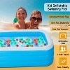 CoolWorld"Family Inflatable Swimming Pool, Outdoor Kiddie Pool for Kids & Adults, Backyard Water Fun"Blue - 2 of 4