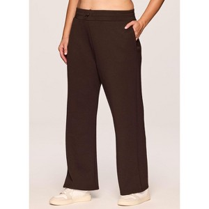 RBX Active Women's All Season Elevated Athleisure Fashion Wide Leg Lounge Pant with Pockets - 1 of 4