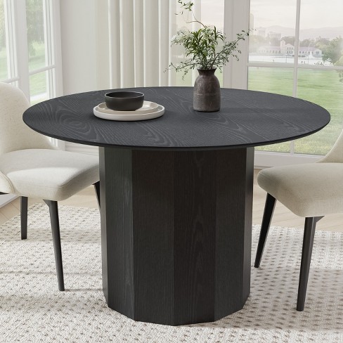 PexFix 46" Round Solid Wood Dining Table Kitchen Tables - image 1 of 4