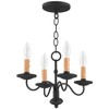 Livex Lighting Heritage 4 - Light Chandelier in  Black - 2 of 4