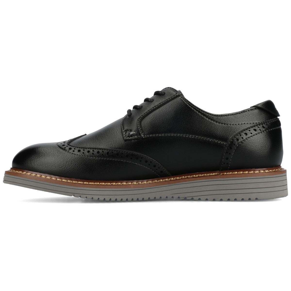 Vance Mens Lorenzo Wingtip Hybrid Casual Dress Shoe - thumbnail 2